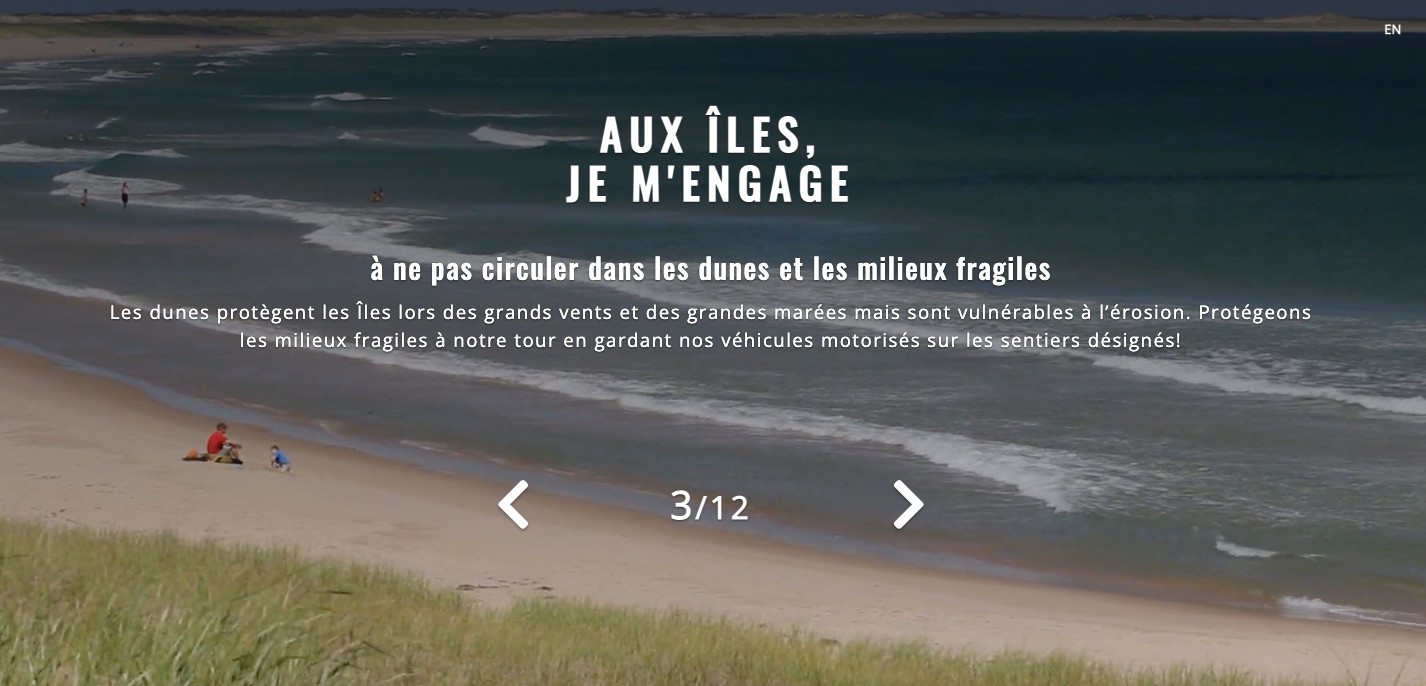 Campagne de communication numérique des Îles de la Madeleine